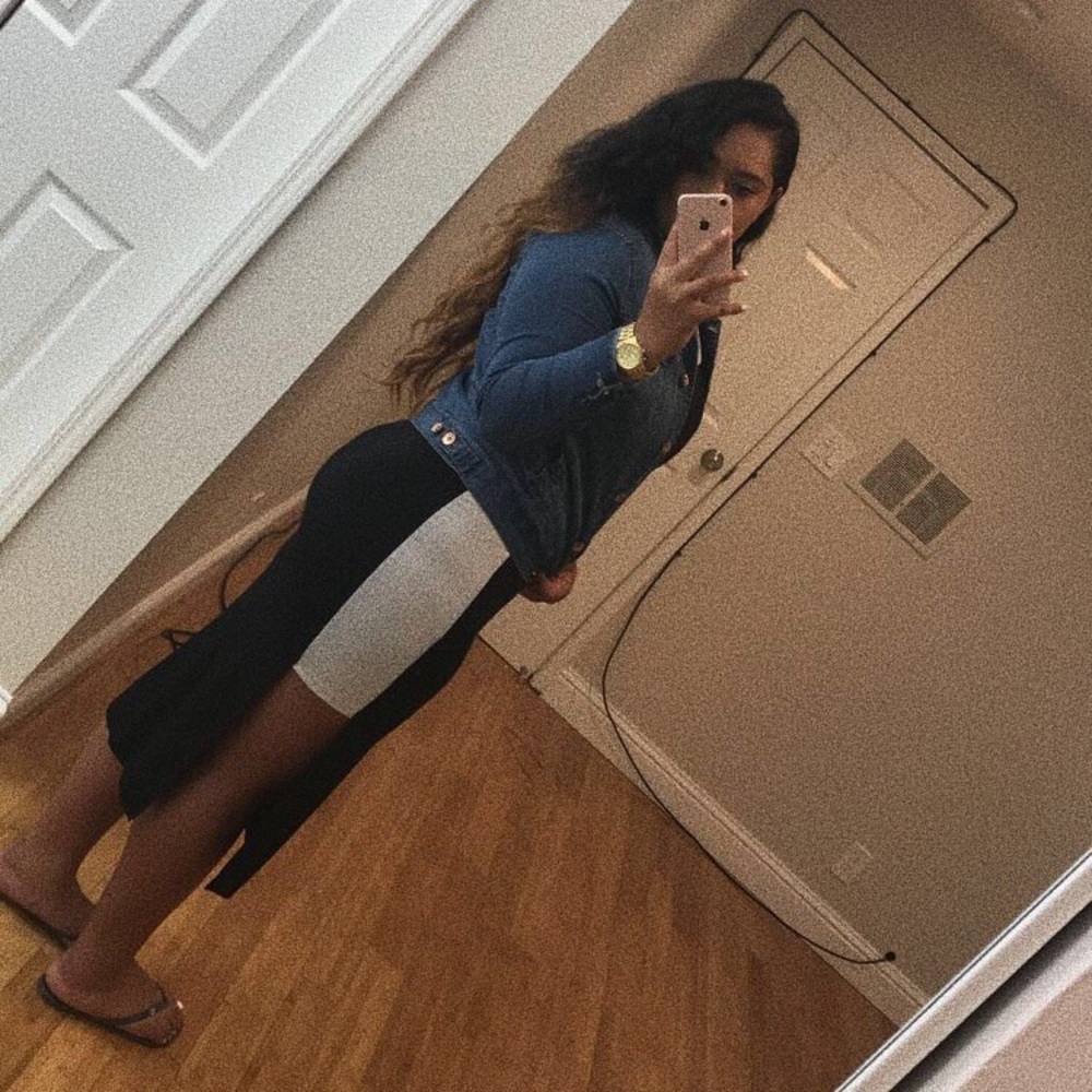 Side slit dress